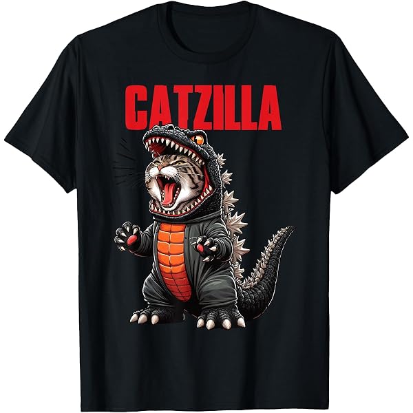 Amazon.com: Catzilla Design Japanese Cat for Men Women Cat Graphic